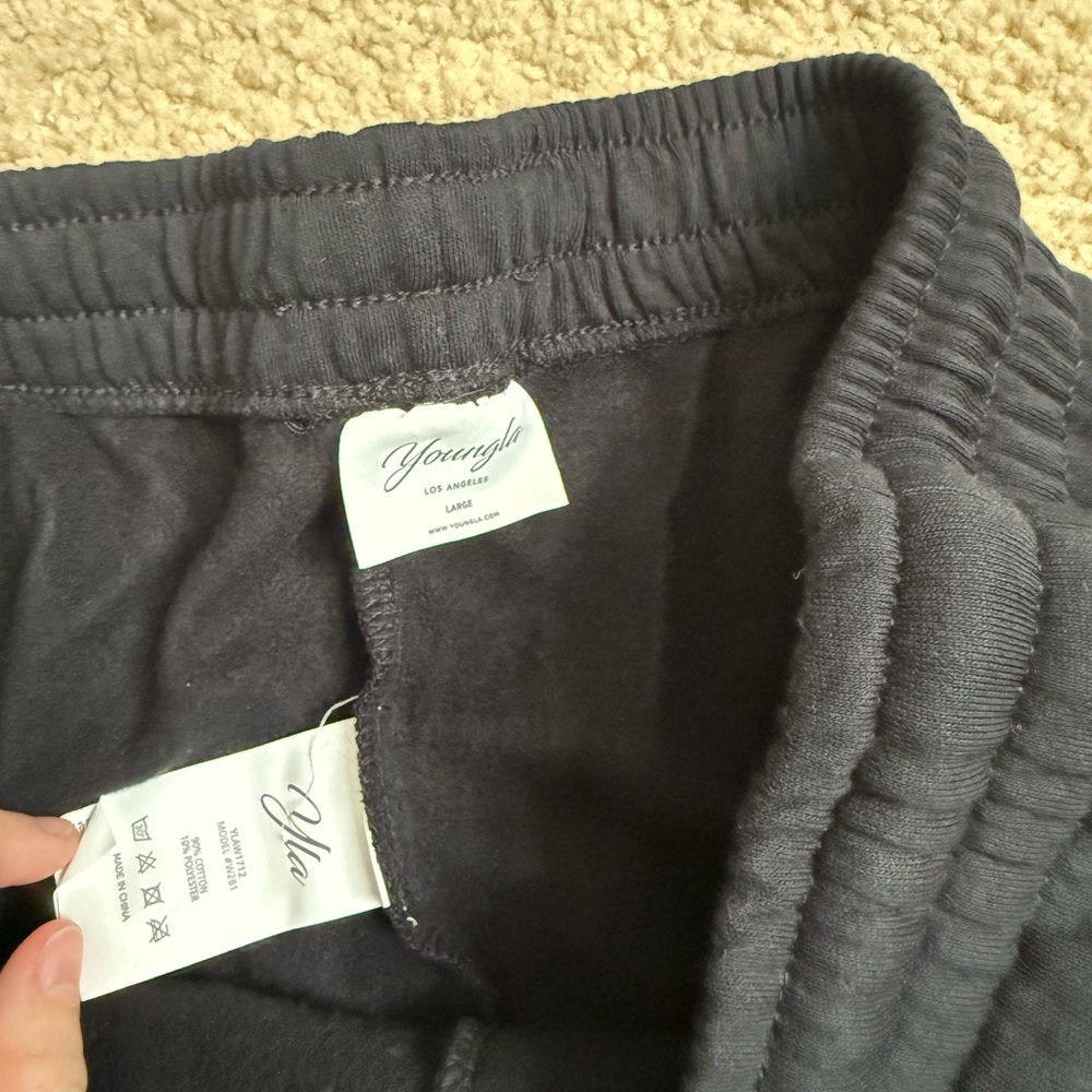 NWOT YoungLA Flashback wide leg sweat pants Large - Picture 5 of 5